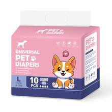 Disposable Leak-Proof Dog Diapers,10pcs/Pack For Female Dogs, 12pcs/Pack For Male Dogs, Upgraded Super Absorbent,Diapers For Dogs Or Cats,Cleaning Supplies For Male And Female Dogs,Disposable (Diapers, Pads, Sanitary Napkins, Pants) - Multicolor - View 13