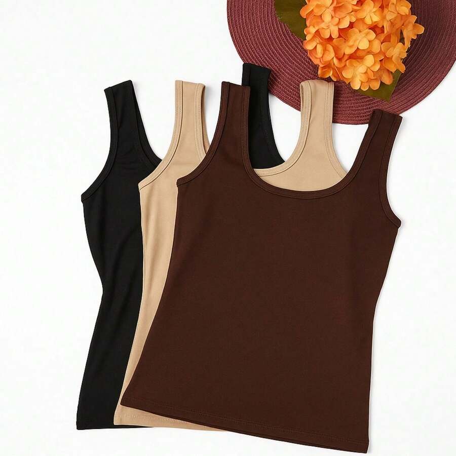 Wide Strap Gym Kit - 棕色 米色 黑色 - 查看 1
