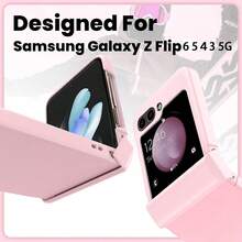 keshengtai 1個糖果色鉸鏈全包覆手機殼，適用於 Galaxy Z Flip8 7 7FE 6 5 4 3 5G - 粉色 - 查看 7