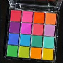 16-Color All-Matte Flower Elf Eyeshadow Palette. Long-Lasting Waterproof And Sweatproof, Which Can Create A Delicate And Bright Eye Makeup Effect. It Is A Must-Have Choice For Event Party Makeup And Christmas Dress. It Is A Unique Rainbow Eyeshadow Palette, Which Is The Best Makeup Gift For Friends. - 16 màu - Xem 3
