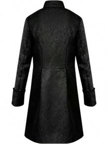 Men's Steampunk Coat Colonial Vintage Medieval Victorian Costume Tailcoat