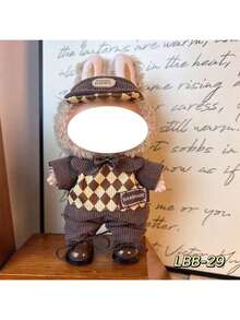 Conjunto de atuendo de muñeca de 17cm de felpa compatible con la primera y segunda generación de muñeca Sitting Party - Multicolor - Ver 5