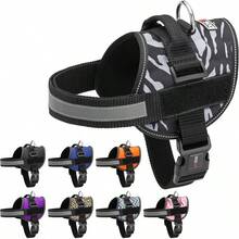 Dogline Dog Harness, Reflective No-Pull Adjustable Vest With Handle Walking, Training, Service Breathable No - Choke Harness Small, Medium Or Large Dogs Room Patches Girth 15 To 18 In RedChristmas BXJX - 黑色 - 查看 12