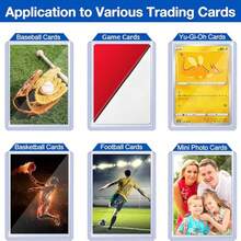 100pcs Hard Plastic Card Protector, Baseball Card Protector, Transparent Card Holder, Small Card Cover, Mclovin, Photo Card Collection Book, Kpop Card, Kpop, K-Pop, Photo Card Holder Back To School Season Hard Plastic Card Holder Top Loading Card, Baseball Card Protector Hard Plastic, Suitable For Baseball Cards, Game Cards, Trading Cards, Etc. (Inner Card Size 97*66mm)