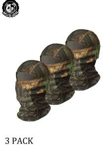 3 Packs All White Balaclava Windproof Balaclava Full Face Mask For Men Women Sun Protection Breathable Face Cover Shiesty Mask Ski Masks - Camouflage White - View 8