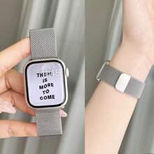 Stainless Steel Milanese Loop Band Compatible With Apple Watch Dial Of 38mm 40mm 41mm 42mm 44mm 45mm 49mm, Replacement Band Compatible With Iwatch Series 9, Ultra 2, SE, Ultra, 8 7 6 5 4 3 2 1