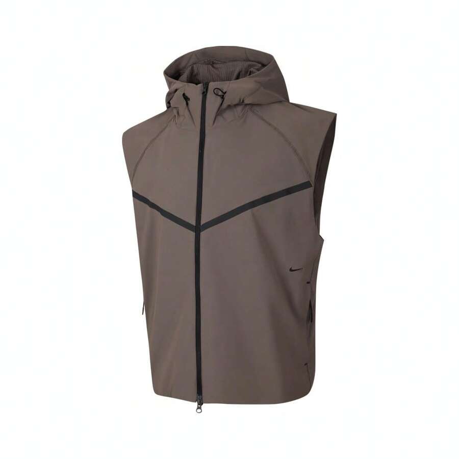 Nike Men's AS M NK TCH WVN VEST Sports Jacket Woven Vest HV0983-289 - Brown - View 1
