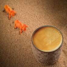 1 件中东风格陶瓷咖啡杯，轻奢复古粗陶浓缩咖啡杯，无把手，浮雕阿拉伯文“梦想如大地般广阔”咖啡杯茶杯抹茶杯，送给朋友和家人的完美礼物（135/200/280 毫升） - 彩色 - 查看 8