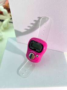 Mini Electronic Finger Counter/Ring-Shaped Manual Counter, Random Color, Suitable For Knitting, Prayer (Tasbih), Games, Sports, And Other Counting Purposes - Multicolor - View 18