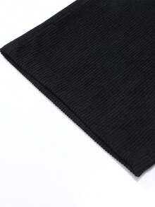 Pantaloni in velluto a coste dritti, taglio ampio, casual, stile fashion di alta strada, adatti per primavera, autunno, estate, taglia comoda