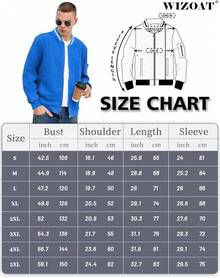 Mens Casual Lightweight CoatChristmas MQ4K - 亮藍色 - 查看 6
