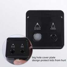 tenwin Tenwin 1pc Double Hole Electric Pencil Sharpener Mini Usb Dual Power Sharpener Supply School Students Stationery For 6-12mm Pencil Back To School