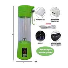 Mini liquidificador portátil com 6 lâminas, espremedor de frutas, espremedor elétrico tipo ciclone, versão mini de espremedor recarregável, adequado para cozinha, móveis, bebidas, presentes