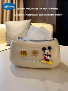 Pluto Luxury Cream - Style Tissue Box, A High - Appearance - Level Tissue Dispenser Suitable For - Themed Living Rooms And Bedrooms. It's A Creative Paper Tissue Box For Home Use, Suitable For Coffee Tables And Desktops, And Is Also Commonly Used In Hotels, Apartments, And Homestays. - Multicolor - View 4
