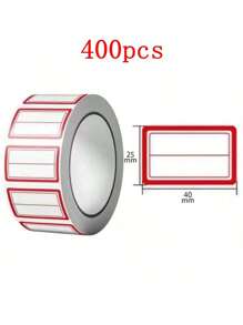 100pcs/Roll Or 200pcs/2Rolls Self-Adhesive Labels, Sticky Notes, Organization Labels, Waterproof Stickers, Hand-Written Name Tags
