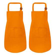 一件可调节成人围裙，带口袋，可机洗，适合厨师、园丁、面包师、花艺师、画家、咖啡师等，可用作工作服或厨房用品。 - 彩色 - 查看 20
