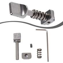 1pc Juego de Bloqueo de Aletas de Acero Inoxidable con Tornillos de Cierre Rápido para Aletas Centrales de Caja Aletas de Tabla de Surf Juego de Cierre Rápido Estándar para Longboard - Gris - Ver 6