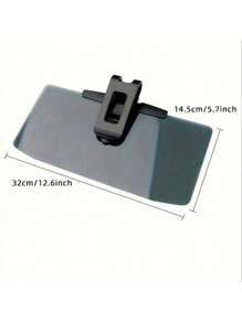 Extensión universal para visera de sol del coche, panel de sombrilla polarizado antirreflejo, fácil instalación, extensión de visera de sol del coche UV400 que protege contra el deslumbramiento/UV/neblina para conducir