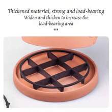 Plant Pot Risers/Stands, Bottom Pads For Flower Pots, Elevate Potted Plants, Prevent Waterlogging, Ventilation - Black - View 3