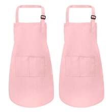 一件可调节成人围裙，带口袋，可机洗，适合厨师、园丁、面包师、花艺师、画家、咖啡师等，可用作工作服或厨房用品。 - 彩色 - 查看 30