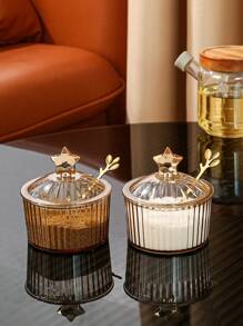 1 件/套塑料调味罐适用于家庭、厨房、餐厅、婚礼、派对、生日礼物 - 适用于盐、糖、香料、辣椒粉和户外使用