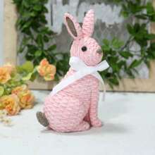 تزيين على شكل أرنب كرتوني، مناسب لغرفة النوم وغرفة المعيشة