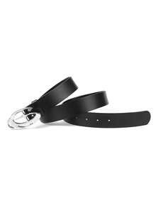 1pc Men's Cross Star Buckle Belt, Fashion Versatile For Youth, Students, Casual Minimalist Style Fall, Autumn, Halloween Autumn-Winter Accessories,Suitable For Teens, Youth,Men,Casual, Outdoor, Athletic, Vacation, Graduation Gifts, Birthday, Daily Wear - A - View 9