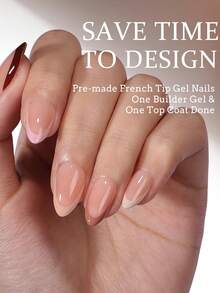 Conjunto de 150 unhas postiças curtas amendoadas - 5 sistemas de cores diferentes e modernos, unhas postiças francesas foscas, unhas postiças de gel macio, 15 tamanhos fáceis de fazer, adequado para meninas e mulheres como decoração de unhas de salão, pode ser usado como presente de verão para mulheres, unhas postiças de pressão, suprimentos para unhas - Multicolorido - Ver 2