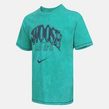 Nike 男式 AS U NSW TEE M90 OC PCKT VNTG 短袖 T 恤，针织圆领，THQ9261-324 - 綠色 - 查看 1