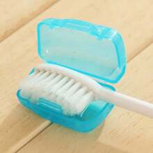 15pcs Portable Toothbrush Covers, Travel Portable Toothbrush Case, Toothbrush Head Protector (Random Color) - Multicolor - View 3