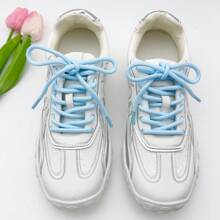 1 Pair Multi-Size Multi-Purpose Round Shoelaces, Suitable For Boots, Basketball Shoes, Thick Sole Sneakers, Practical Shoelaces For Outdoor Use, Easy To Carry