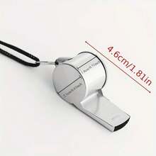 5 Stücke/Set Premium Edelstahl Pfeife mit Schlaufe - Geeignet für Basketball, Schiedsrichter-Training und Outdoor-Überleben!