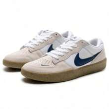 Nike SB FORCE 58 女款休闲运动鞋女款运动鞋校园运动白色 CZ2959-100 - 白色/白色/淺棕色/海軍藍 - 查看 4
