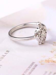 1 pieza Tobillera de estilo vintage bohemio, simple y versátil con decoración de tortuga pequeña, adecuada para mujeres en vacaciones de playa, regalo para amigos