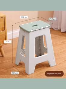 坚固耐用加厚便携式折叠凳带手柄 - 简易办公凳，时尚，美观，坚固耐用，家用折叠凳，节省空间，易于存放，适合室内，派对，野餐，成人和儿童便携式折叠椅，适合家庭使用，户外钓鱼。