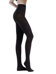 Quần legging nữ trơn màu đa năng, thích hợp phối với váy - màu đen - Xem 3