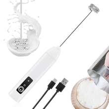 500mAh 三速电动奶泡器、牛奶蒸汽机、奶泡器、咖啡搅拌器、厨房配件 - 彩色 - 查看 13