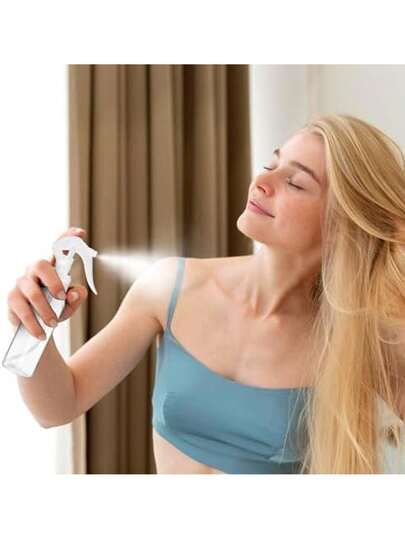 1 件美发喷雾瓶 100ml/120ML/150ML 高压连续白色自动气压超细喷雾瓶，美发工具，美发产品及配件，适用于理发沙龙美容旅行必需品