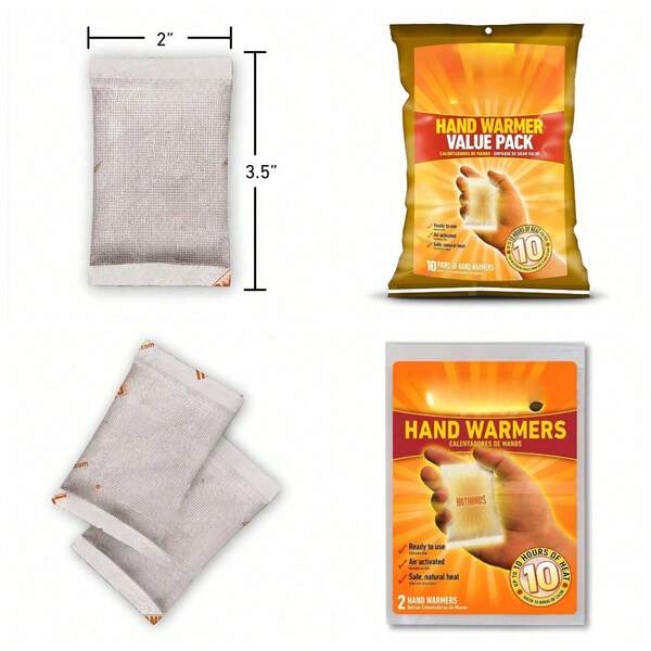 NEW Fits In Comfortably Most Gloves,10 Hour Hand Warmer | 10 Pair Pack