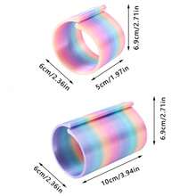 钻石画帆布卷架 - 防卷帆布环收纳盒，适用于成人钻石画艺术套装 - 钻石画艺术配件，提升钻石画体验的工具 - 彩色 - 查看 2