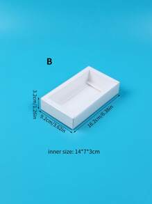 10Pcs Kraft Paper Pull-Out Gift Boxes Drawer With Clear Window Paper Boxes Gift Jewelry Packaging For Business Wedding Birthday Party - White - View 14