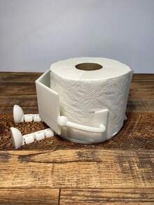 Portafazzoletti divertente - Un compagno unico per il rotolo di carta igienica da lettura con un design con giunto regolabile. Un decorazione da bagno e portafazzoletti che aggiunge divertimento al bagno. Adatto per la decorazione della casa, il bagno dell'ufficio, il bagno di famiglia o qualsiasi bagno. Può anche essere un regalo creativo.