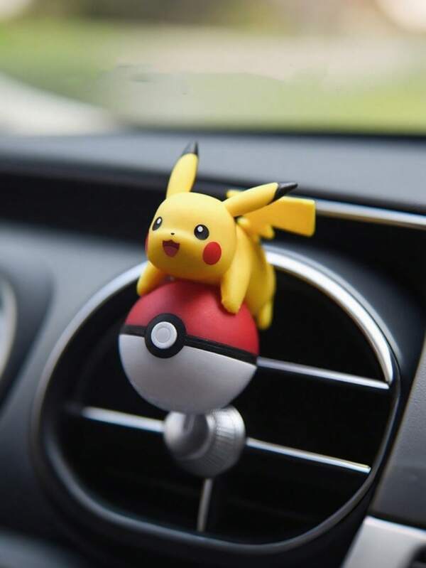 pokemon 1 Pc Pokémon Pikachu And Koda Duck Car Aromatherapy Car Vent Diffuser Car Supplies, Car Vent Clamp Aromatherapy Diffuser Decoration Keep Your Car Fresh And Fragrant Air. You Can Use It For Yourself Or Send It To Friends