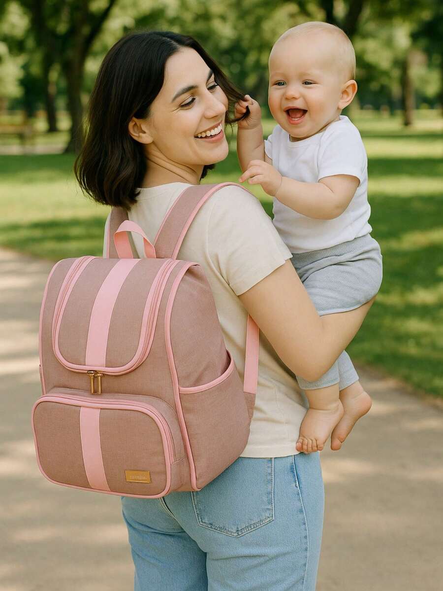 Kids Shoulder & Tote Bags - Baby Pink - View 1