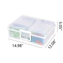 NetHong XL Jumbo Photo Storage Box 1600 4x6 Picture Album Organizer Container Craft Case - White (16 Small Boxes) - View 11