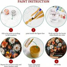 Paint By Numbers For Adults BeginnersDIY Flowers Adult Paint By Number Kits Painting On Canvas Books Painting By Numbers For Adults Craft Kits 16x20 In