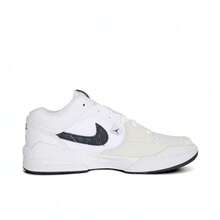 Nike Jordan Stadium 90 GS 儿童运动鞋经典白色鞋面冷灰色点缀舒适耐用适合日常穿着 DX4399-112