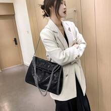 JOTHIN Large Tote Bag Women Crossbody Bags Chain Womens Purse Designer Handbags Shoulder Bag(Black) - 1 - Xem 5
