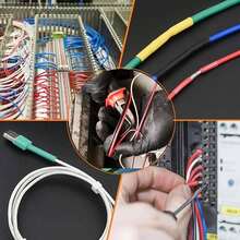 Heat Shrink Tubing Heat Resistant Tubing Heat Shrink Wrapping Kit Electrical Connection Line Insulation Sleeve Protector Suitable Home And Outdoor, Home Appliance Electrical Wire Insulation Protector - 328 Pieces (bags) - View 5
