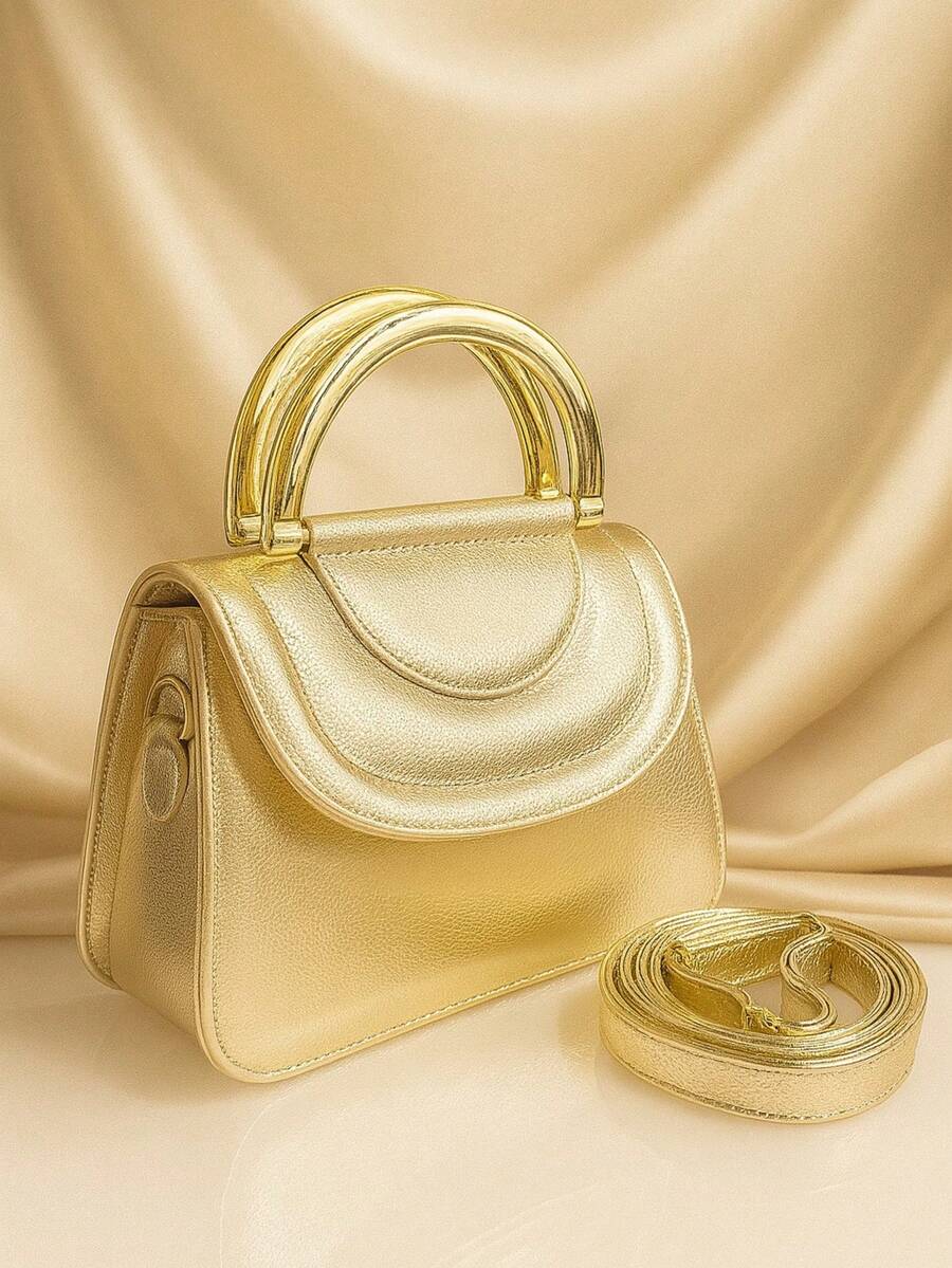 Elegant Julia Women's Bag With 2 Handles - 金光 - 查看 1